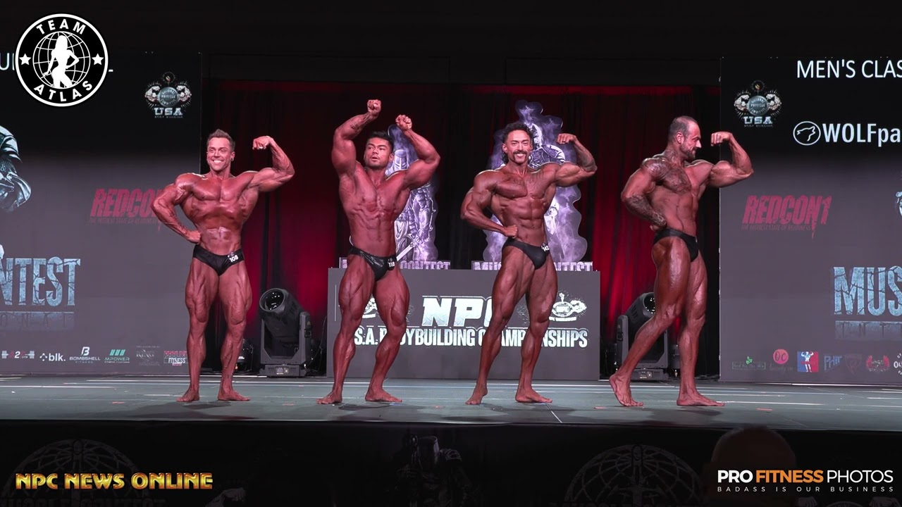 2022 NPC USA Championships Classic Physique Overall Comparison & Awards Video