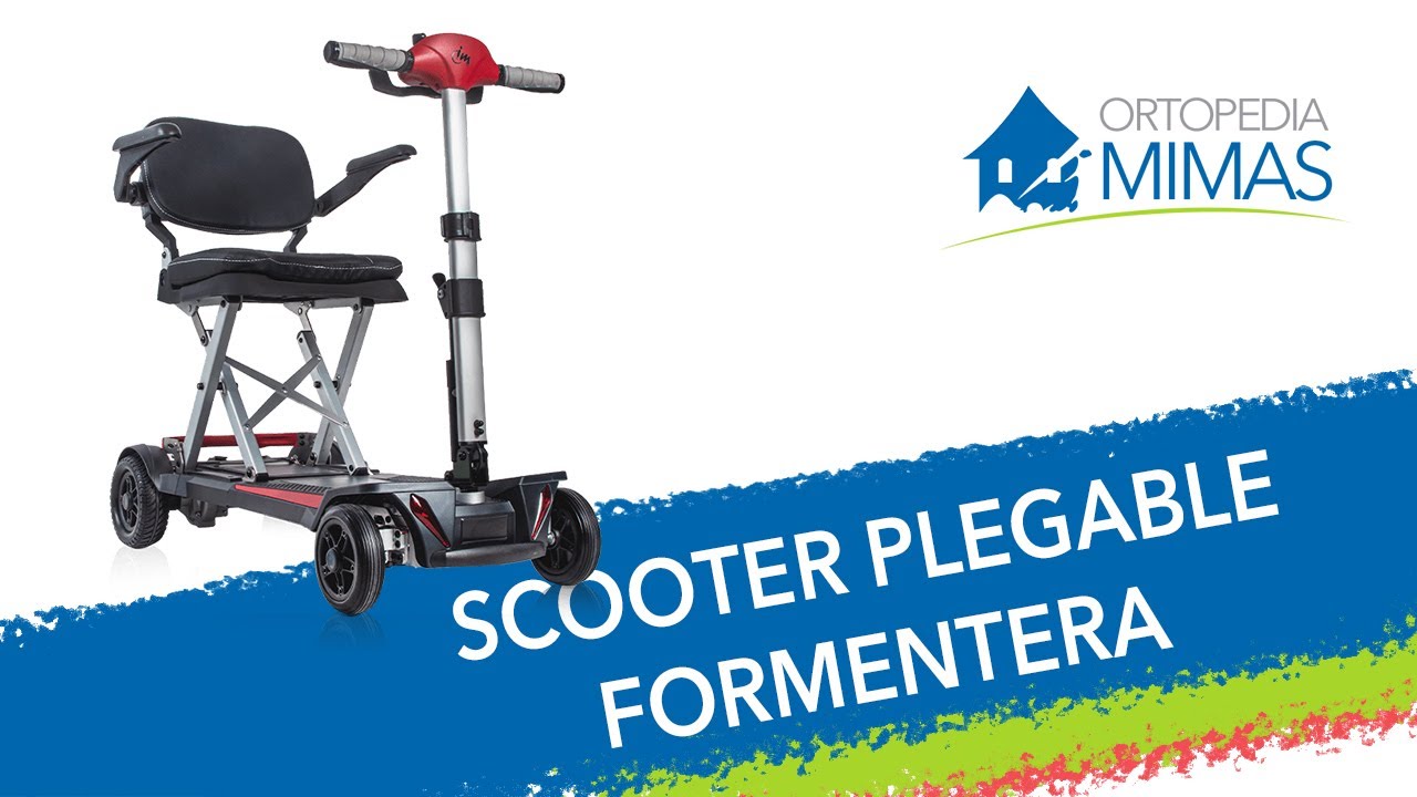 Scooter Eléctrico para Movilidad Reducida Plegable y Compacto Formentera