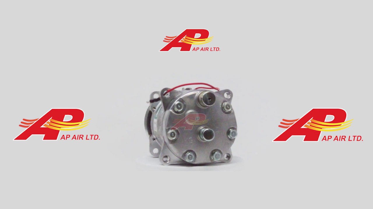 509-5501 Original Sanden SD7H15 Compressor, 12 Volt, 132mm 2 Groove Clutch