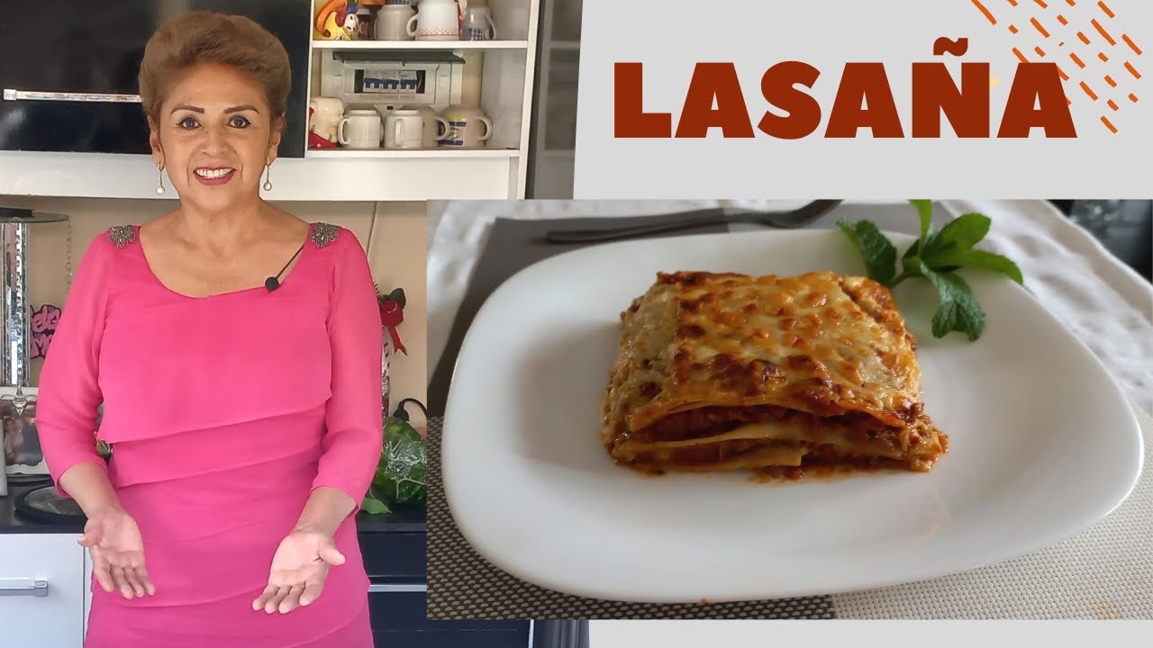 LASAÑA A LA BOLOÑESA CON SALSA BECHAMEL DELICIOSA 😋👌 (✅ Receta Fácil  y rápido  de preparar ) 🎁