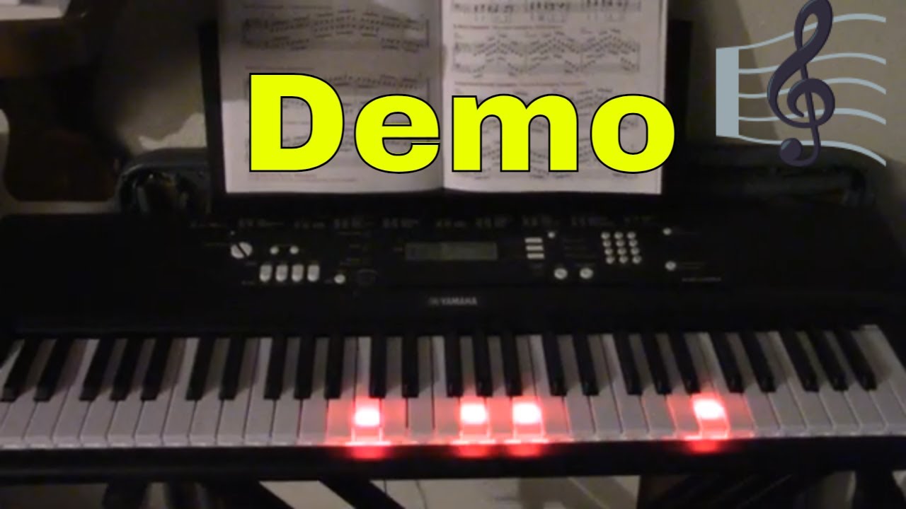 Yamaha EZ 220 Demo Mode Electric Piano Keyboard Demonstration -- Channel Jamesss Today