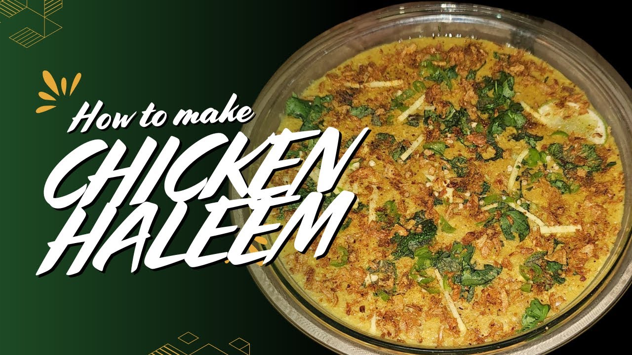 One Pot Chicken Haleem || Easy & Healthy Recipe
