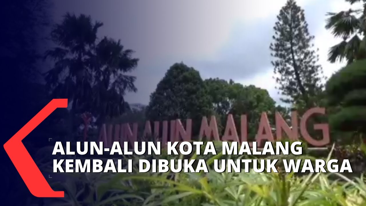 Ditutup Sejak PPKM Darurat, Alun-alun Kota Malang Kembali Dibuka