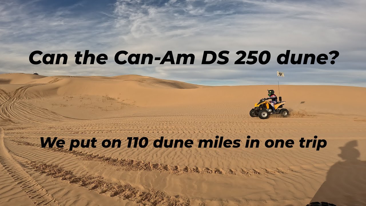 Can-Am DS 250 in the dunes...can it make it?
