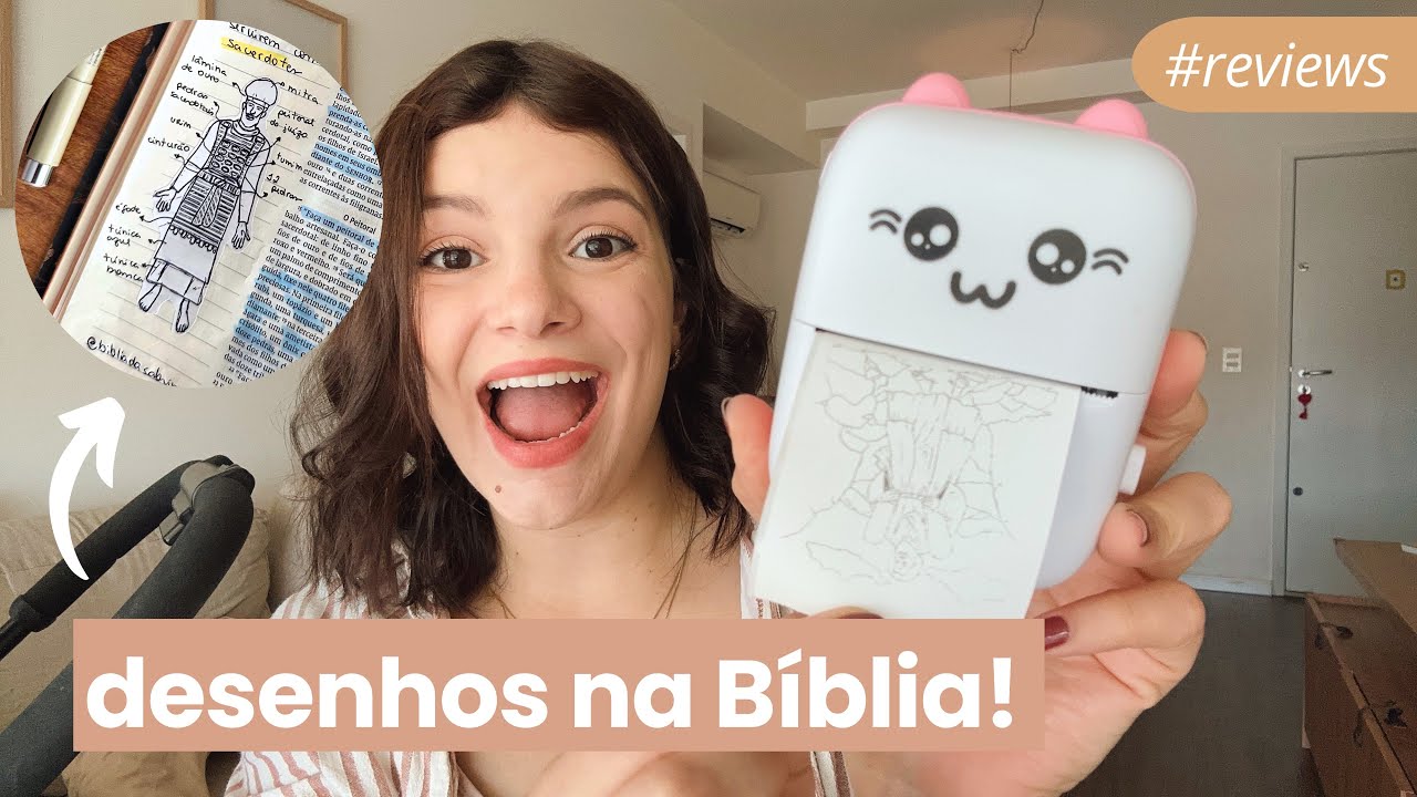 REVIEW MINI IMPRESSORA TÉRMICA DA SHOPEE | Como eu uso no meu devocional