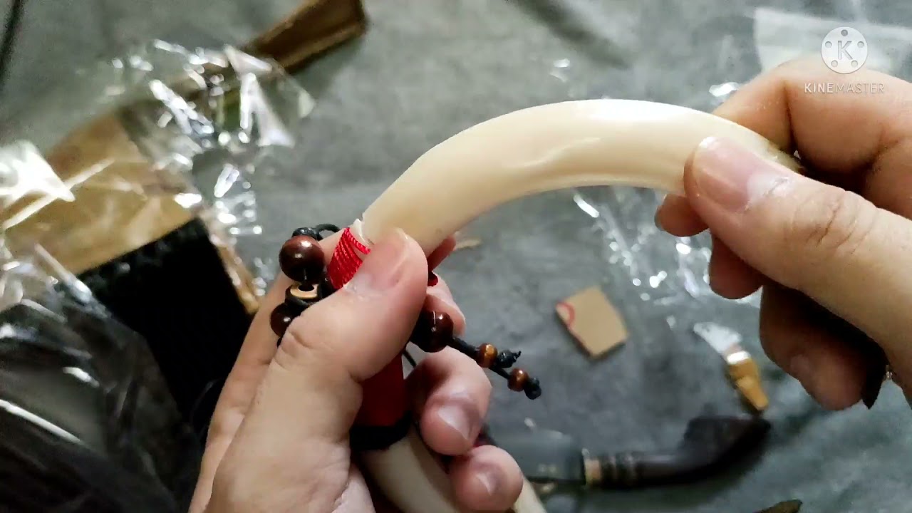 UNPACKING WILD BOAR TUSK AND BULLET SLUG PENDANT FROM INDONESIA