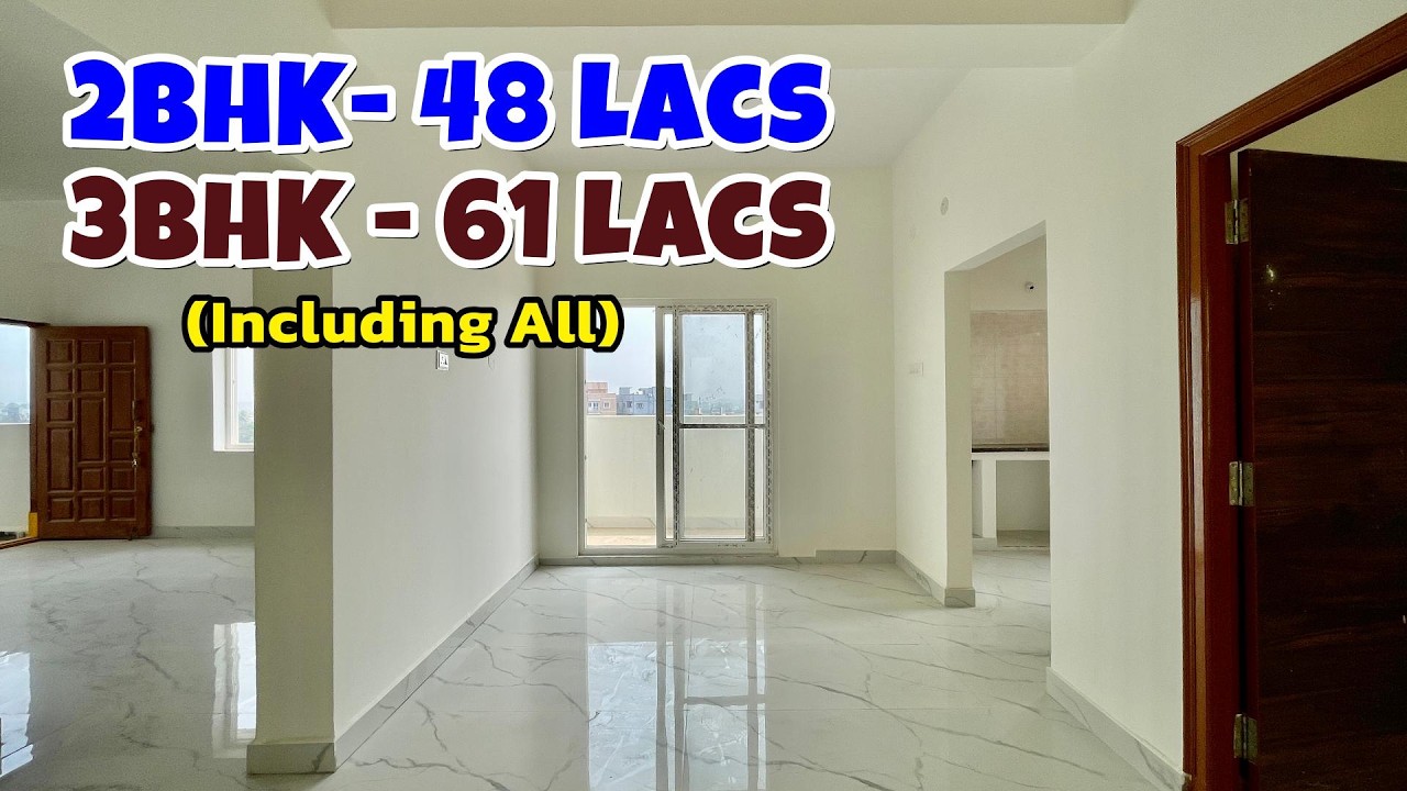 📞7416425943 - 2BHK @ 48 Lacs - 3BHK @61 Lacs - Low Budget Flats for sale in Hyderabad