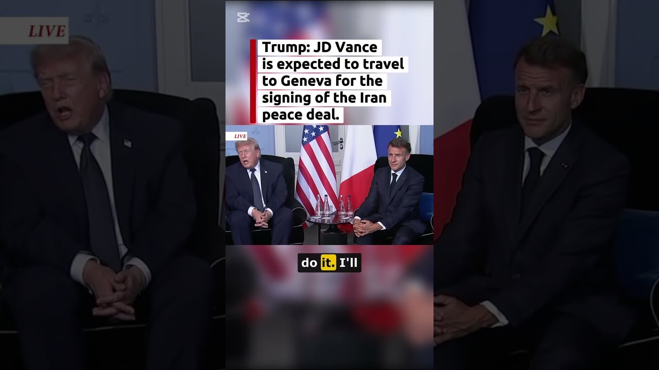 Трамп о Джей Ди Вэнсе и иранской ядерной сделке: что он сказал.