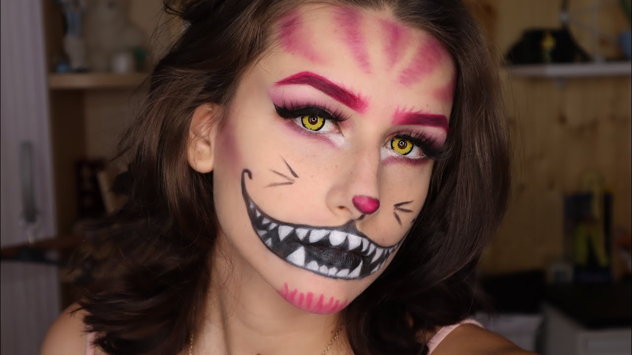 Maquillaje del Gato Risón || Especial Halloween