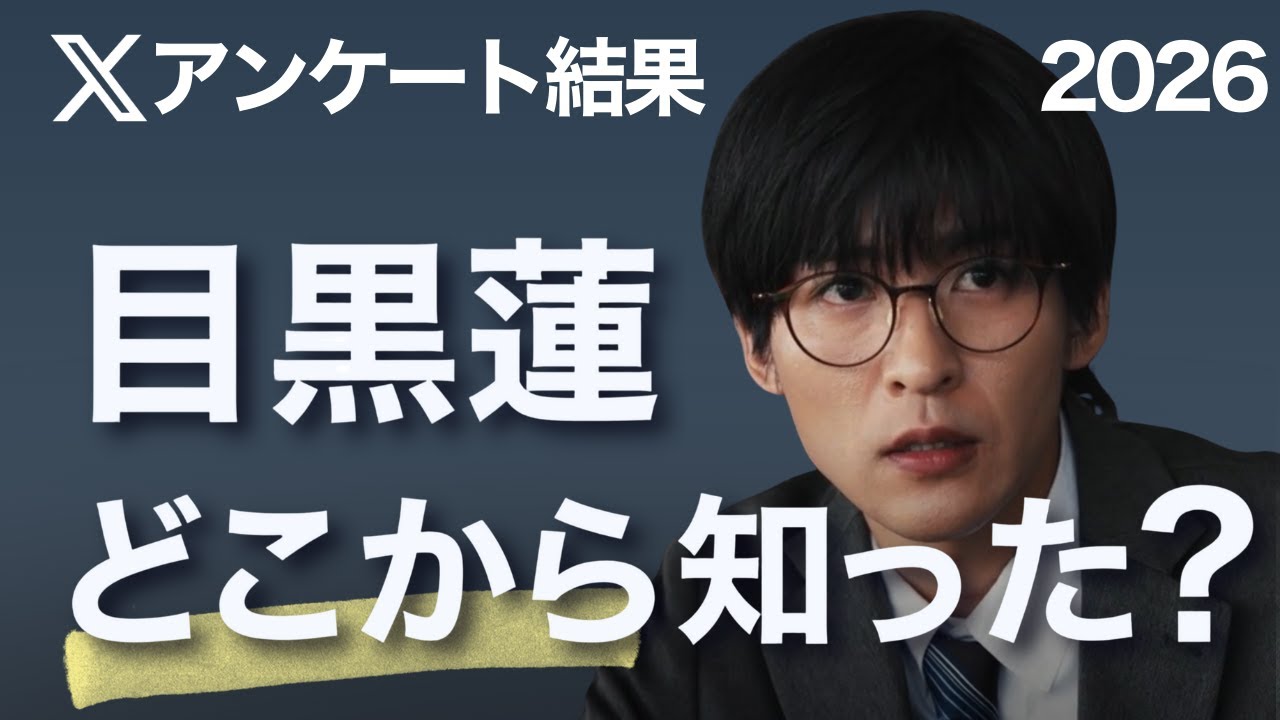 【検証】目黒蓮を知ったきっかけ第1位は？役者としての転機をガチ調査！この作品は…【第1回認知度調査】