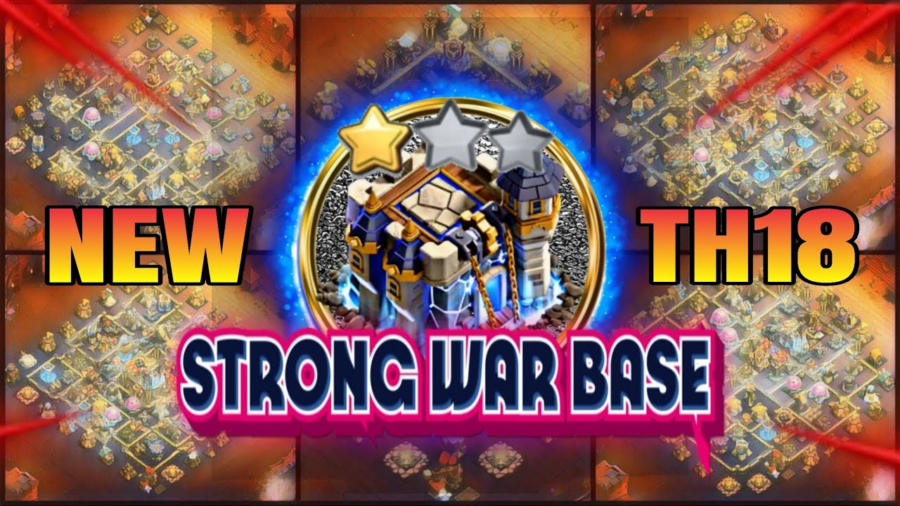 TOP-10 STRONG TH18 WAR BASE || TH18 TROPHY PUSHING BASE ANTI 3 WITH COPY LINKS ||TH18 WAR BASE 2026
