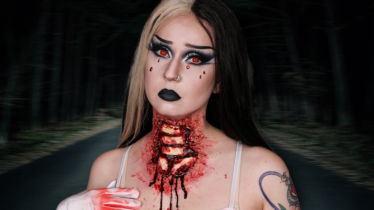 TUTO MAKEUP HALLOWEEN | La Dame Blanche (Replay du Live)