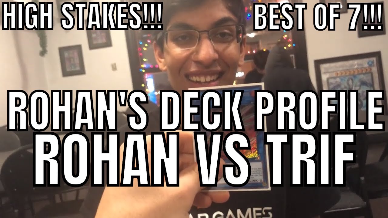 ROHAN THOMAS VS TRIF GAMING! ROHANS PENDULUM DECK PROFILE! BEST OF 7 MATCH LOSER EATS AN ELECTRUM!!!