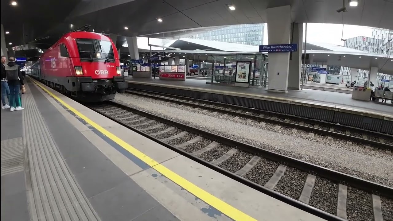 Wien Hbf-Budapest vonattal, Hortobágy EC149 1. osztály 2023  április