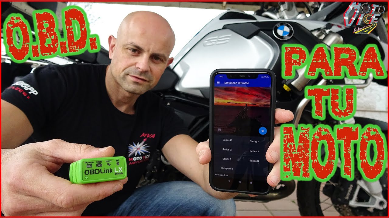 OBDLink y Motoscan -- Sistema de diagnostico OBD para tu moto BMW ✌😃‼