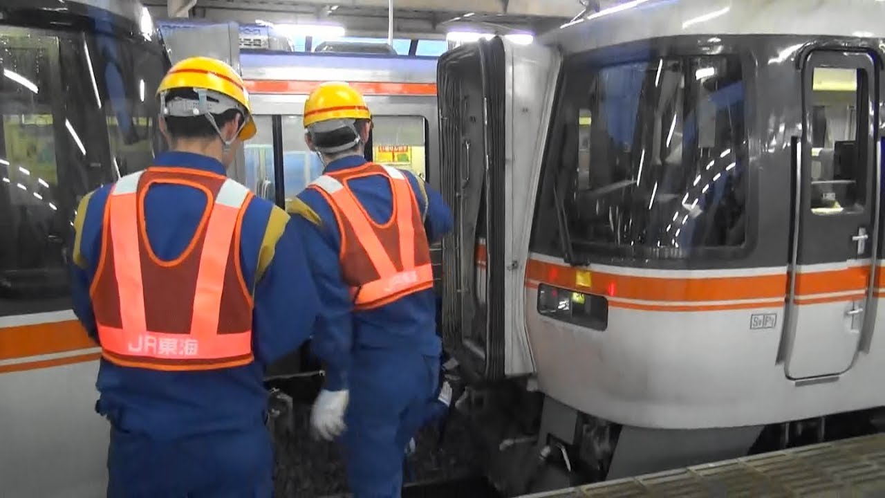 JR東海岐阜駅でキハ85系の切り離し作業～発車　特急ひだ名古屋行きと大阪行き