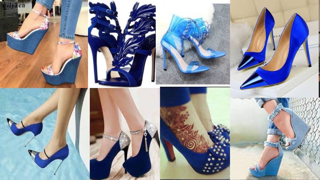 latest blue heels||beautiful blue heels||latest2021heel||fashionable high heels||new design of heels