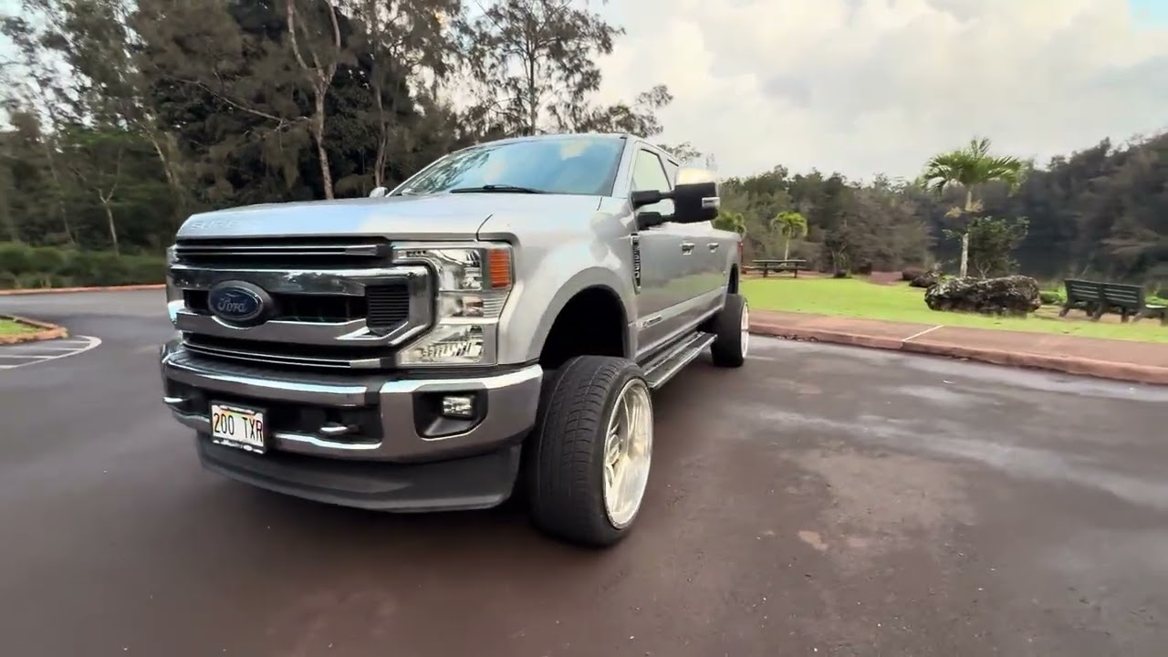 My Kinda New SuperDuty 2022 F250 On 24x12 JTX Forged Wheels On A 4” Lift 