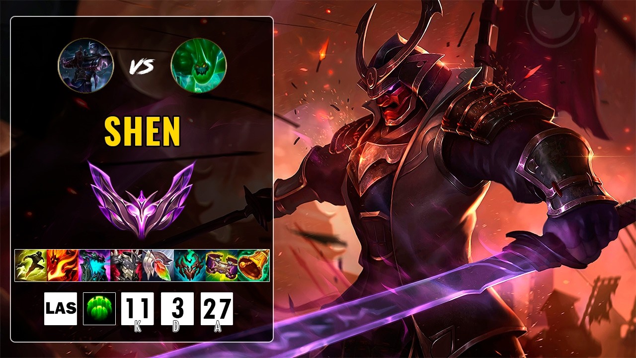 Shen vs Zac: 🗡️ SHEN JUNGLA: EL NUEVO REY DEL PARSHE (S+ TIER) - SUBE DE ELO FÁCIL | 26.04