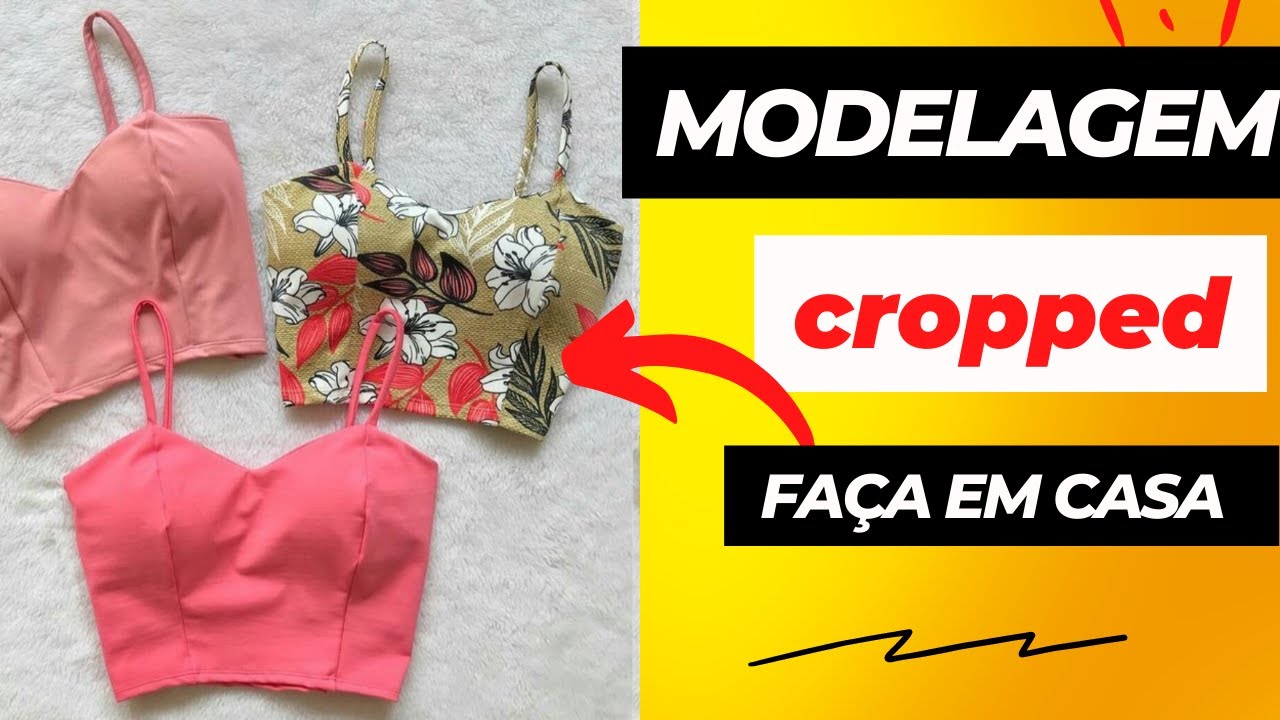 MODELAGEM do top cropped que &Eacute; SUCESSO DE VENDAS!!