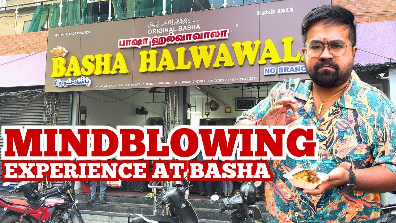 The Legendary Basha Halwawala (Best Sweet Shop In Chennai) | Singapore to Chennai Ep. 14