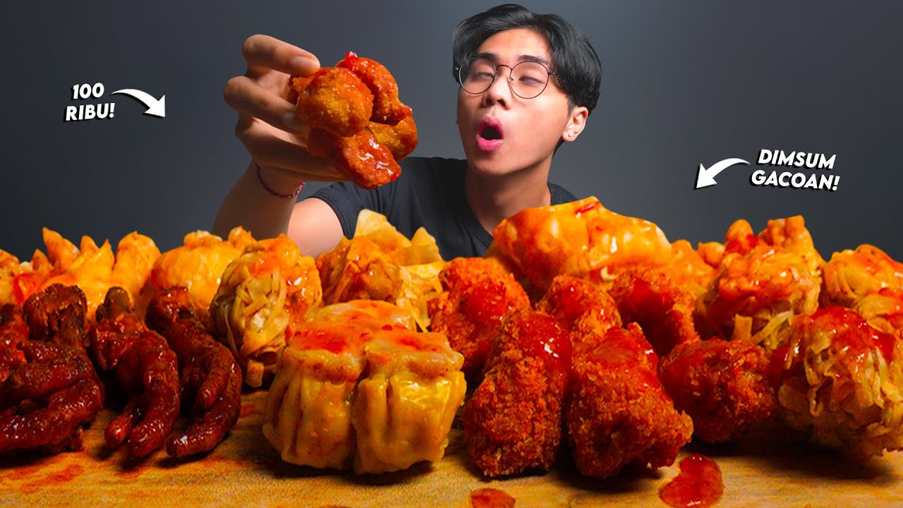 GILA NGILER!! MUKBANG SEMUA JENIS DIMSUM GACOAN 100 RIBU!!
