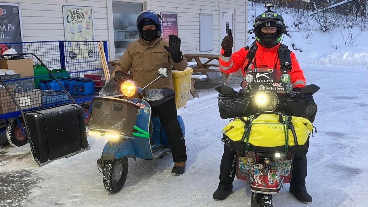 Arctic Vespa Mit der Vespa im Winter durch Schweden und Norwegen mit Stefan Poerschke 