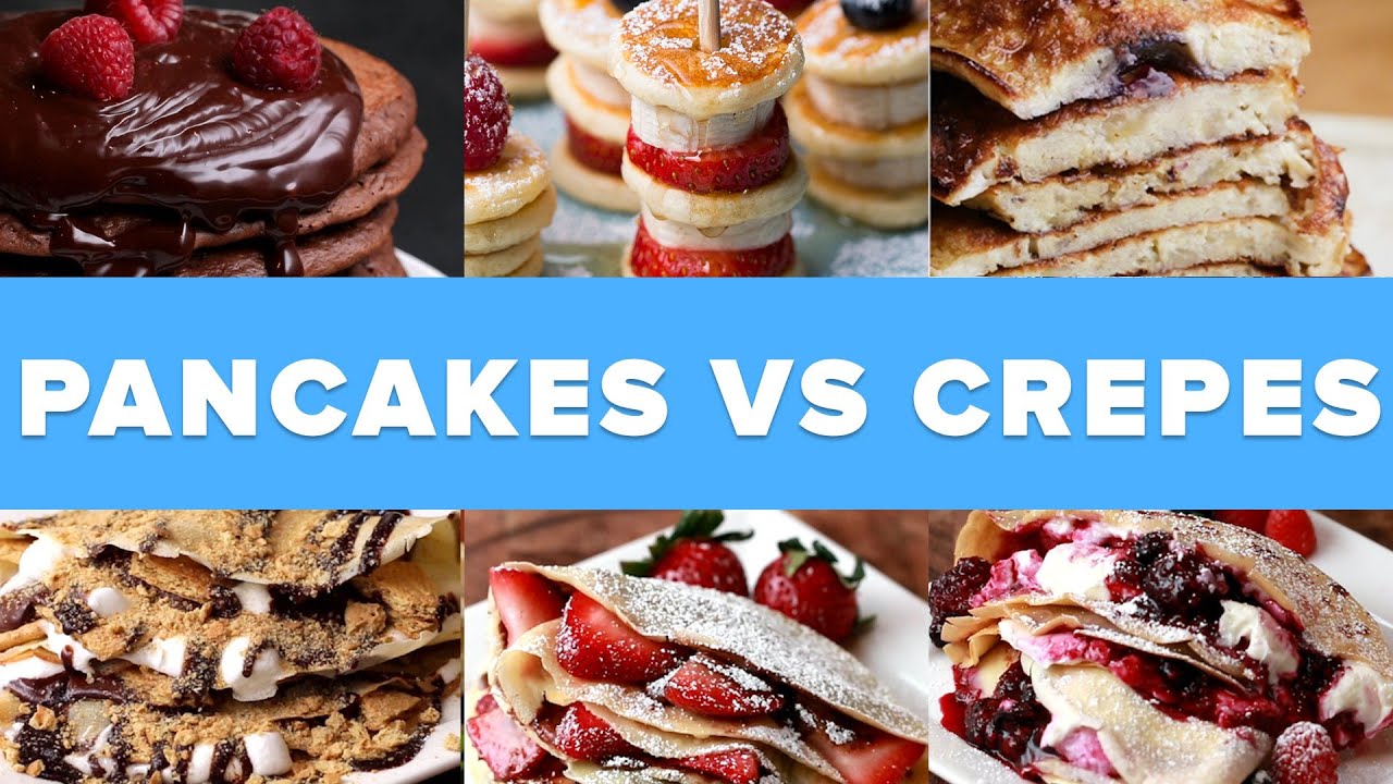 Pancakes Vs. Crepes