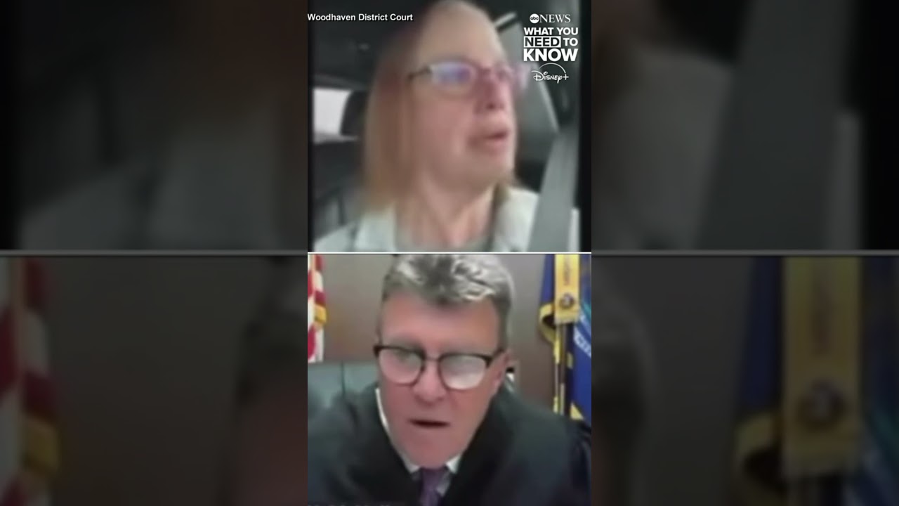 Судья отчитал женщину за участие в судебном заседании в режиме видеоконференции, находясь за руле...