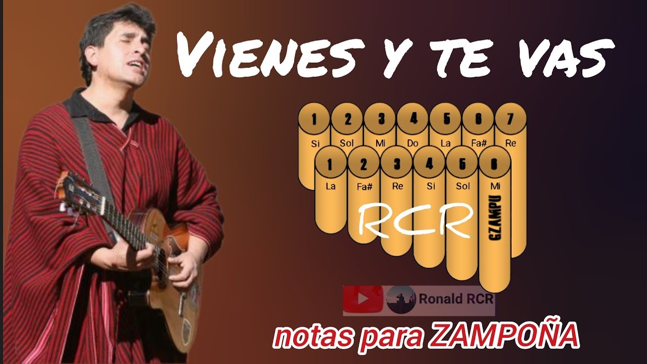 William Luna - Vienes y te vas ◇ tutorial para ZAMPOÑA