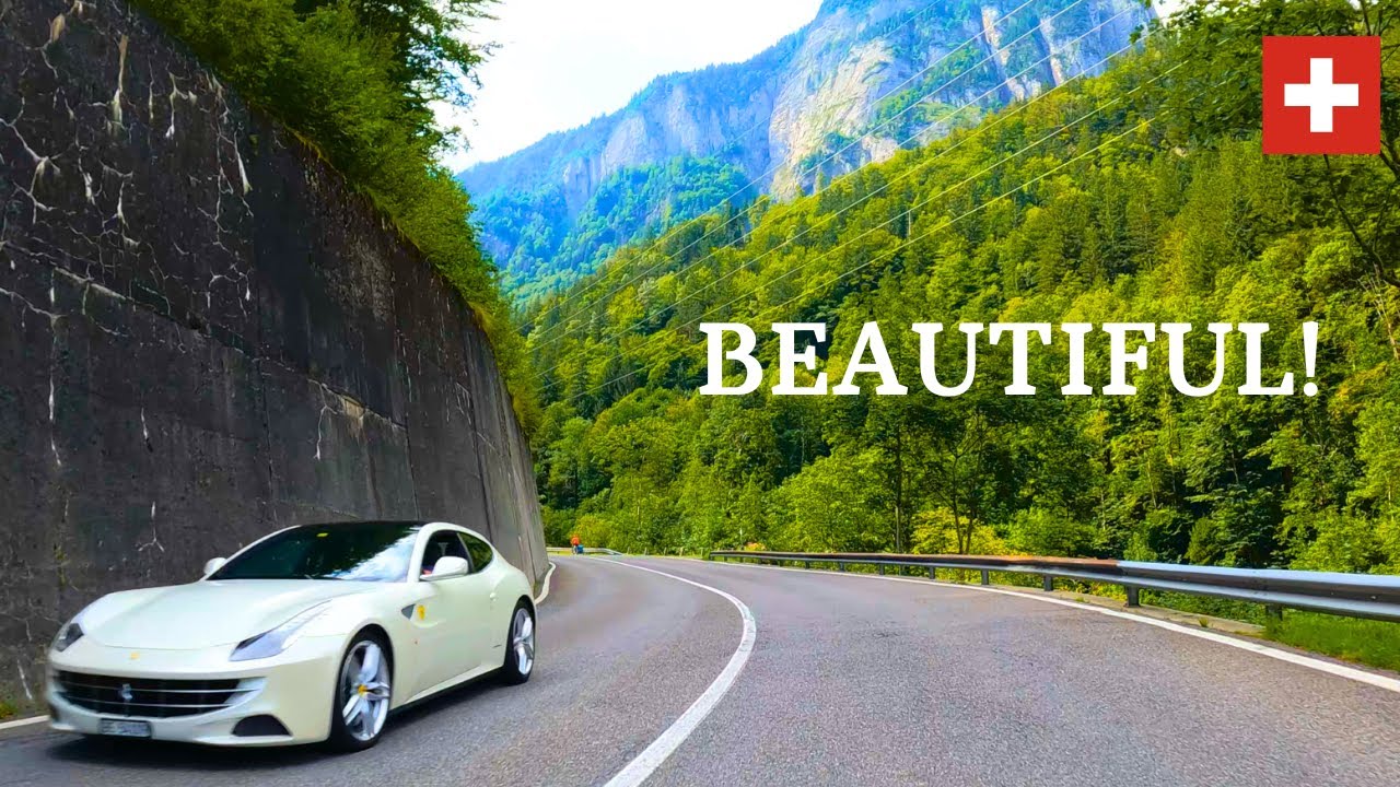 Driving in SWITZERLAND, the most BEAUTIFUL ALPES IN THE WORLD 🇨🇭
