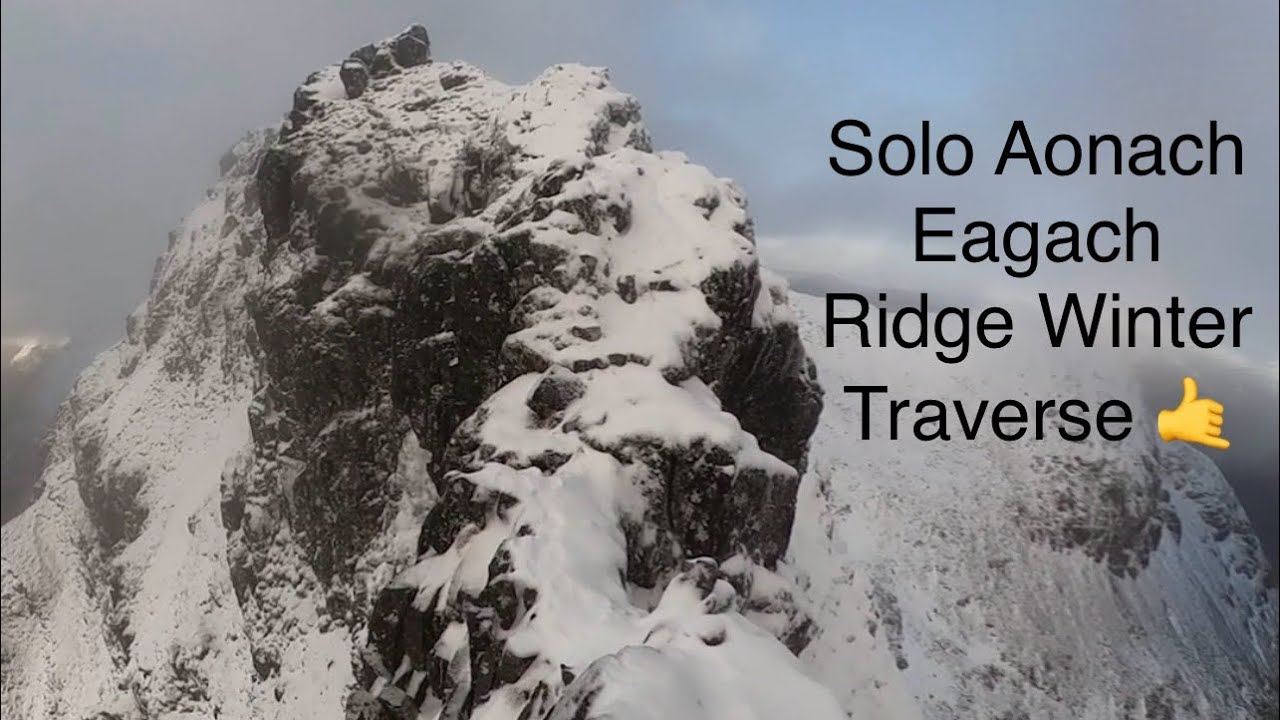 Solo Aonach Eagach Winter Traverse (GoPro)