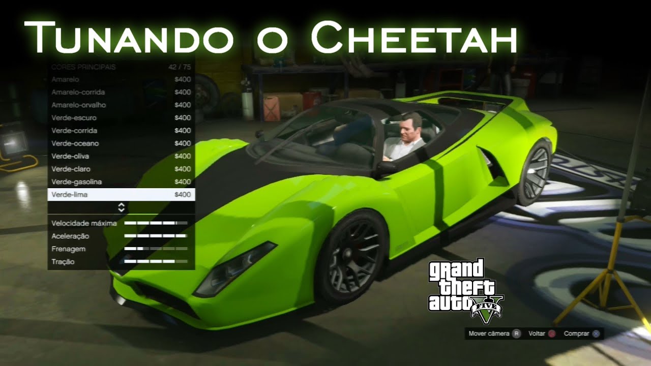 Tunando o Cheetah | GTA V [PT-BR]