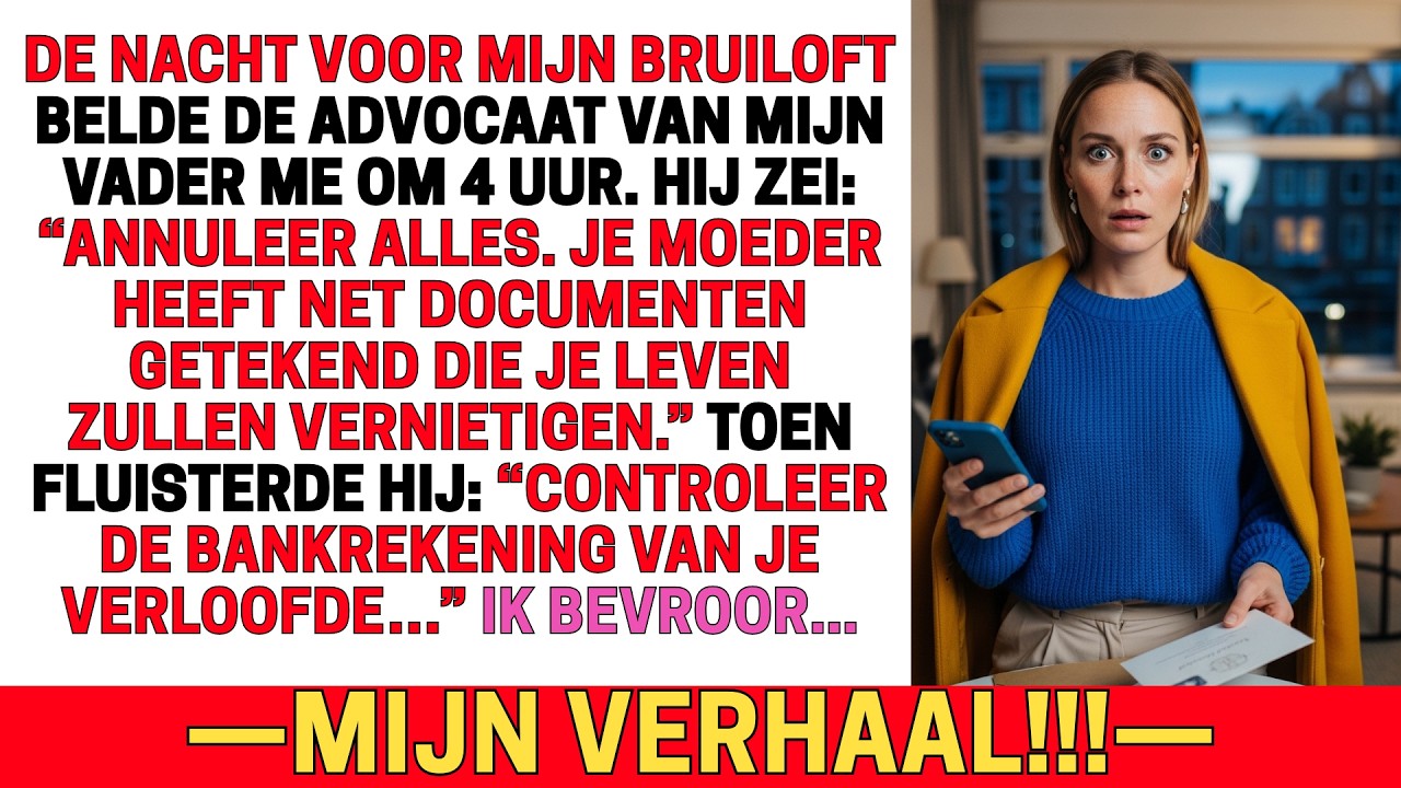 DE NACHT VOOR MIJN BRUILOFT ZETTE MIJN MOEDER MIJN GELD OP NAAM VAN MIJN ZUS—MIJN VERLOOFDE WIST HET