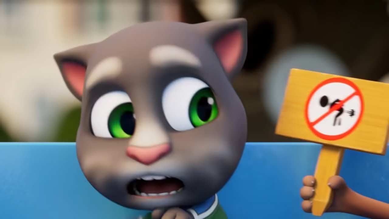 Cortos de Talking Tom - Indisciplina en la piscina (Temporada 2 Episodio 15)