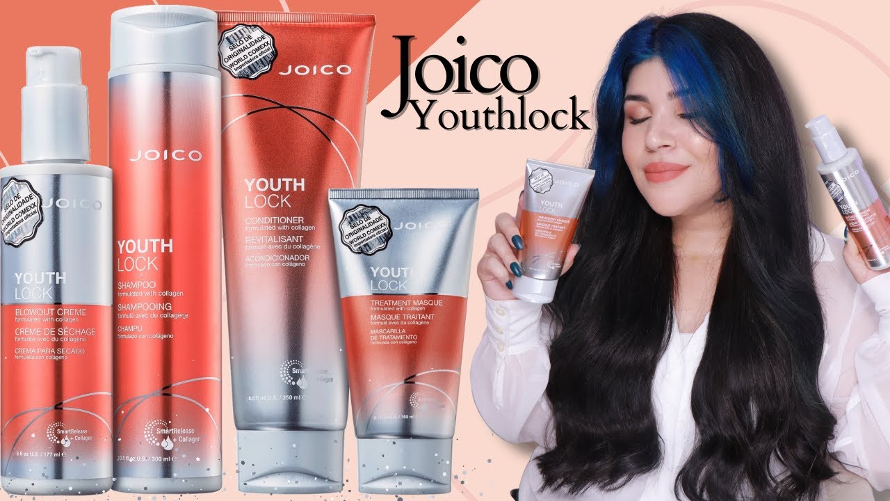 🧡JOICO YOUTHLOCK: Reconstrução e fortalecimento para cabelos fragilizados [Low Poo]