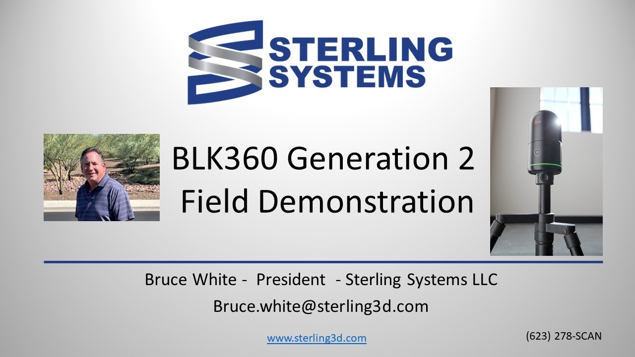 Demo of Leica BLK360 Generation 2 Laser Scanner