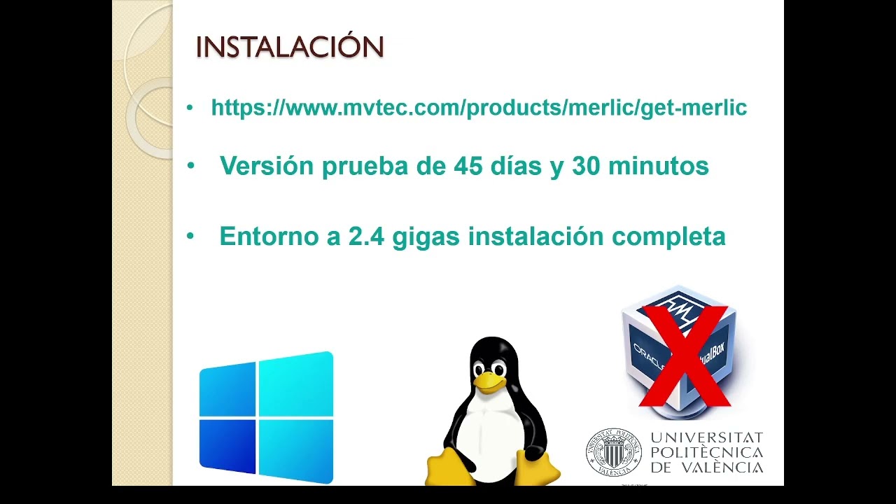 Primeros pasos con el software de visión artificial Merlic |  | UPV
