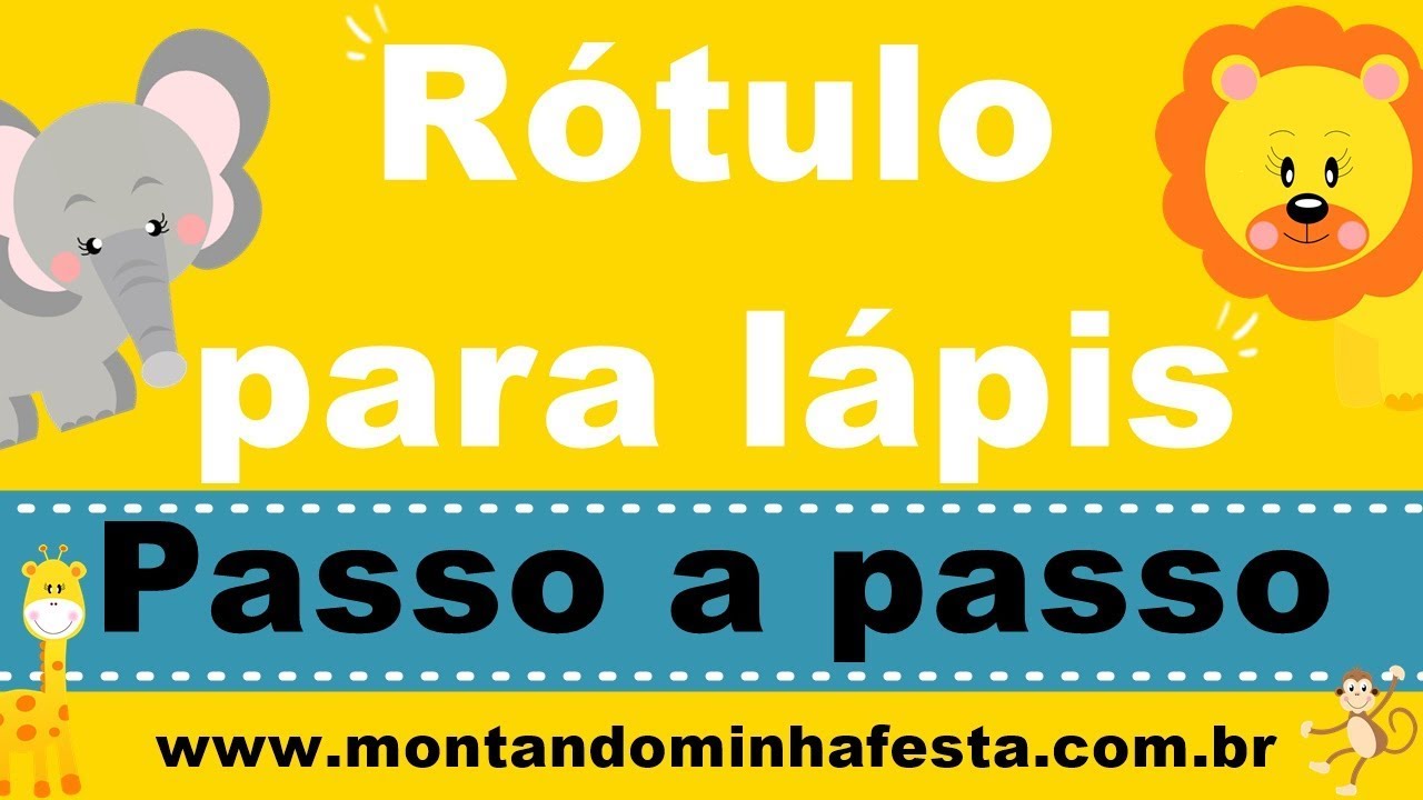 Como fazer rótulo para lápis personalizado no photoscape
