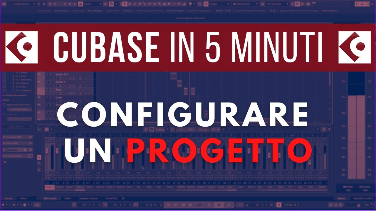Cubase - Configurazione progetto