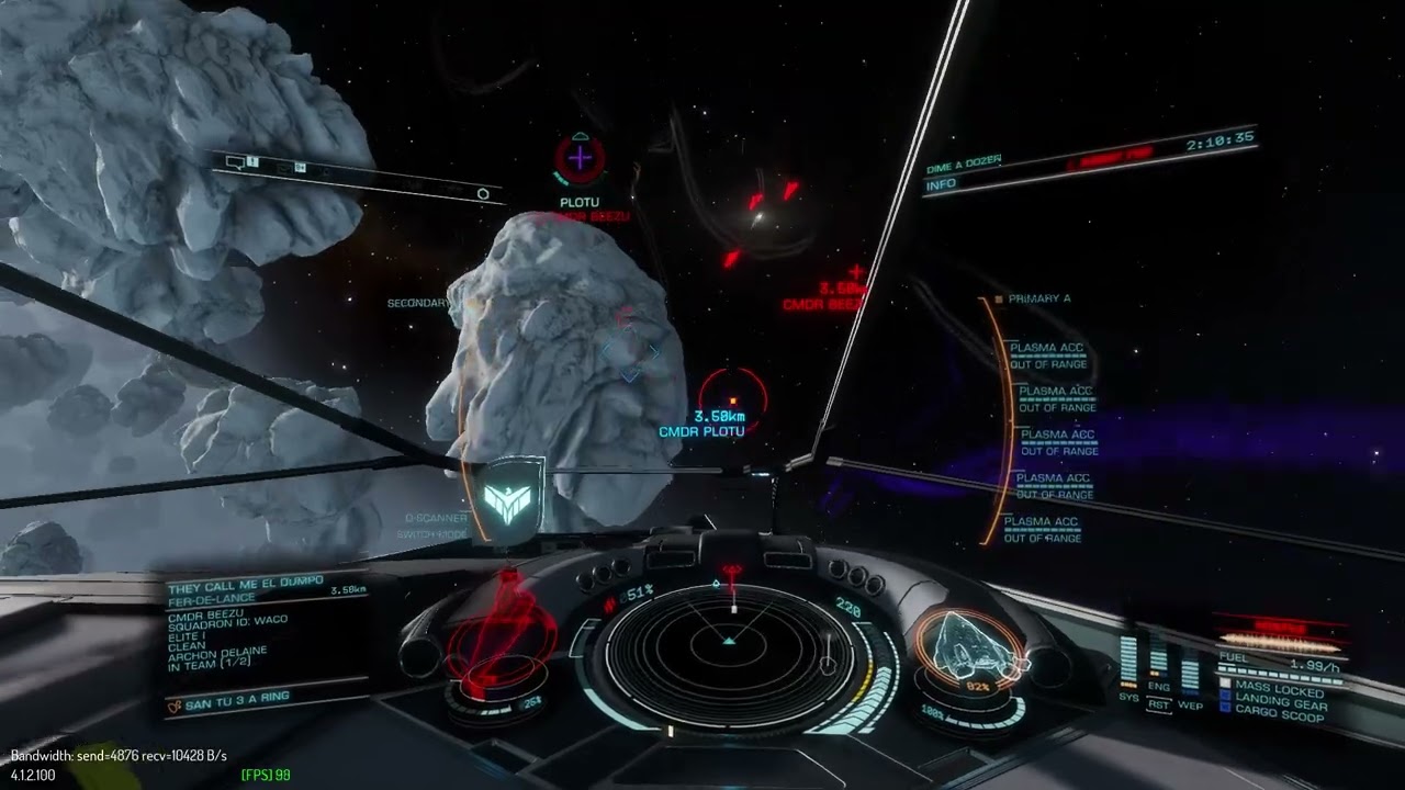 CMDR Magnus Starblade Wingfight "on the rocks" 7-17-2025 Fight II