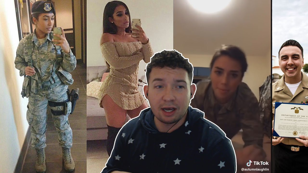 Reacting To CRINGE Military Tik Tok Videos - WARNING MAX CRINGE!