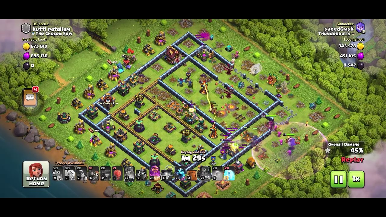Clash of clans Defence 2 Stars 