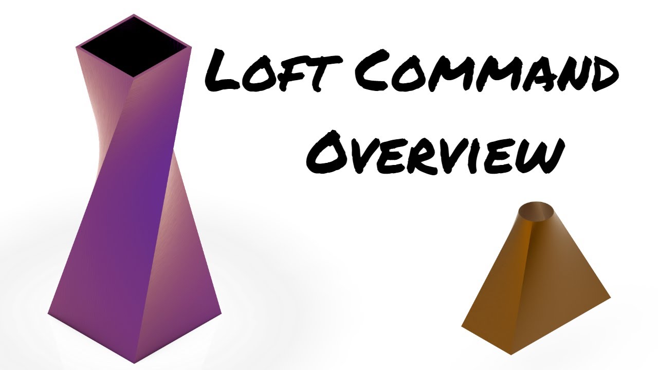 Loft Command overview | Solid Edge 2020