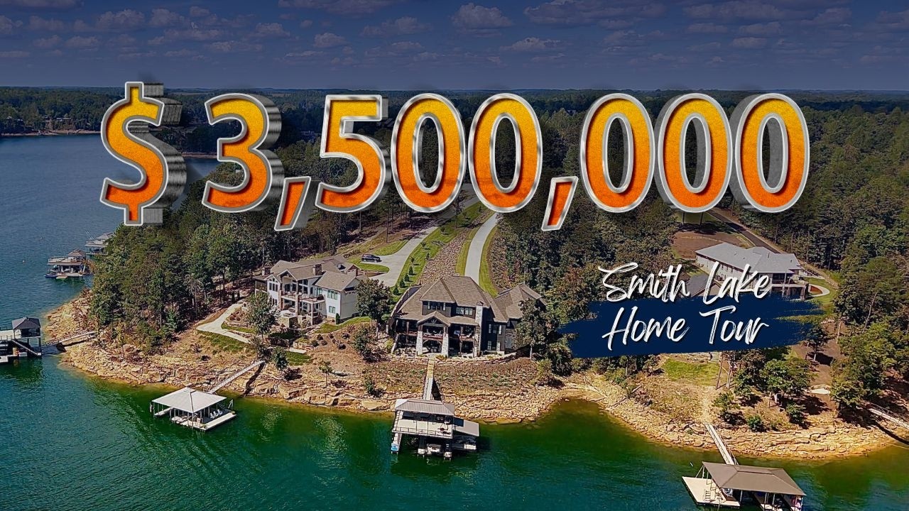 Inside This $3.5M Smith Lake Home | Breathtaking Waterfront Property on Lewis Smith Lake in Alabama