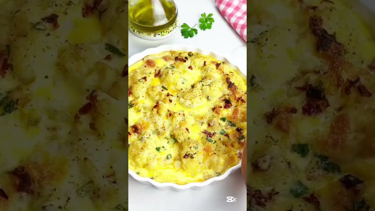 Il cavolfiore cucinato così è pazzesco, con mozzarella al forno piace anche ai bambini