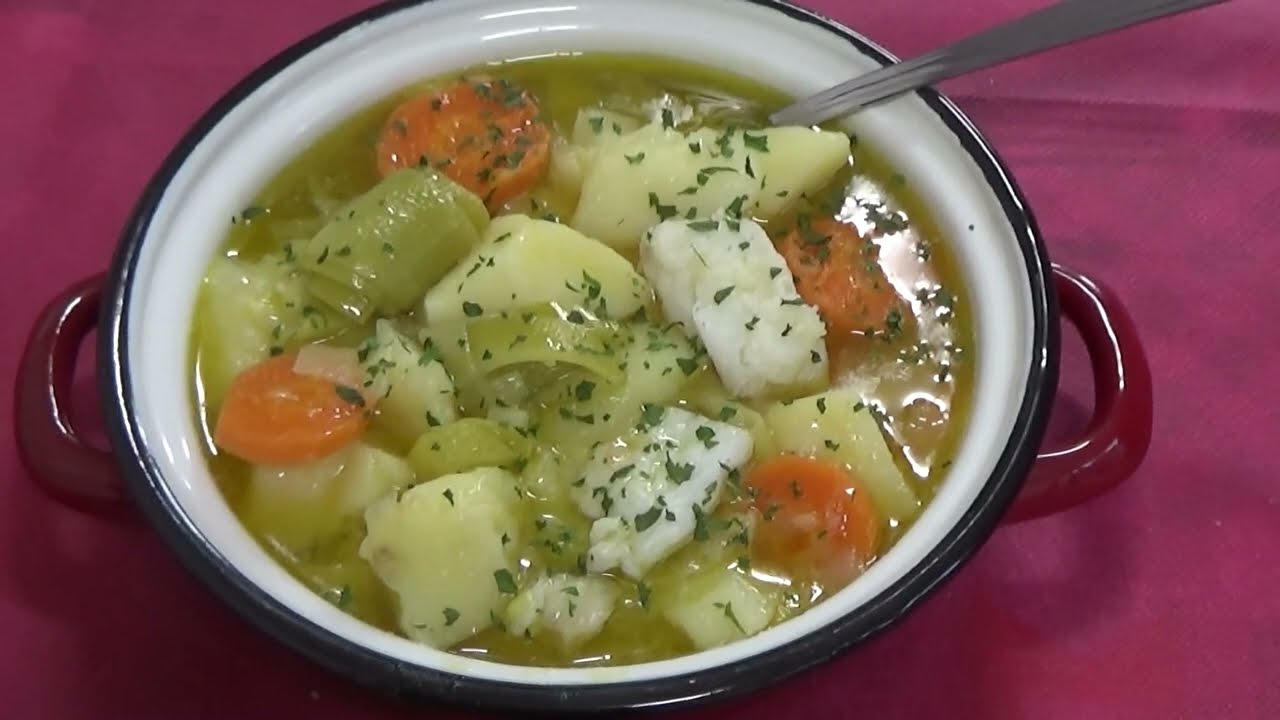 Purrusalda con Bacalao