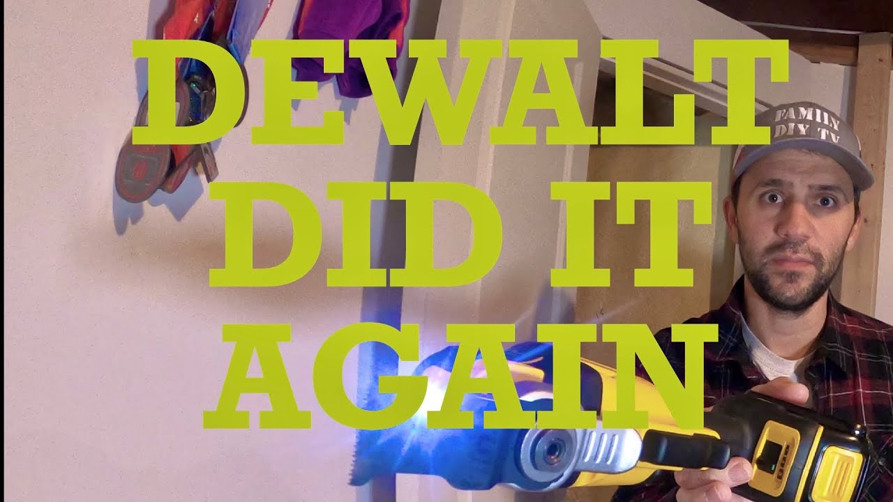 Your NEW Favorite TooL the dewalt oscillating tool 20v