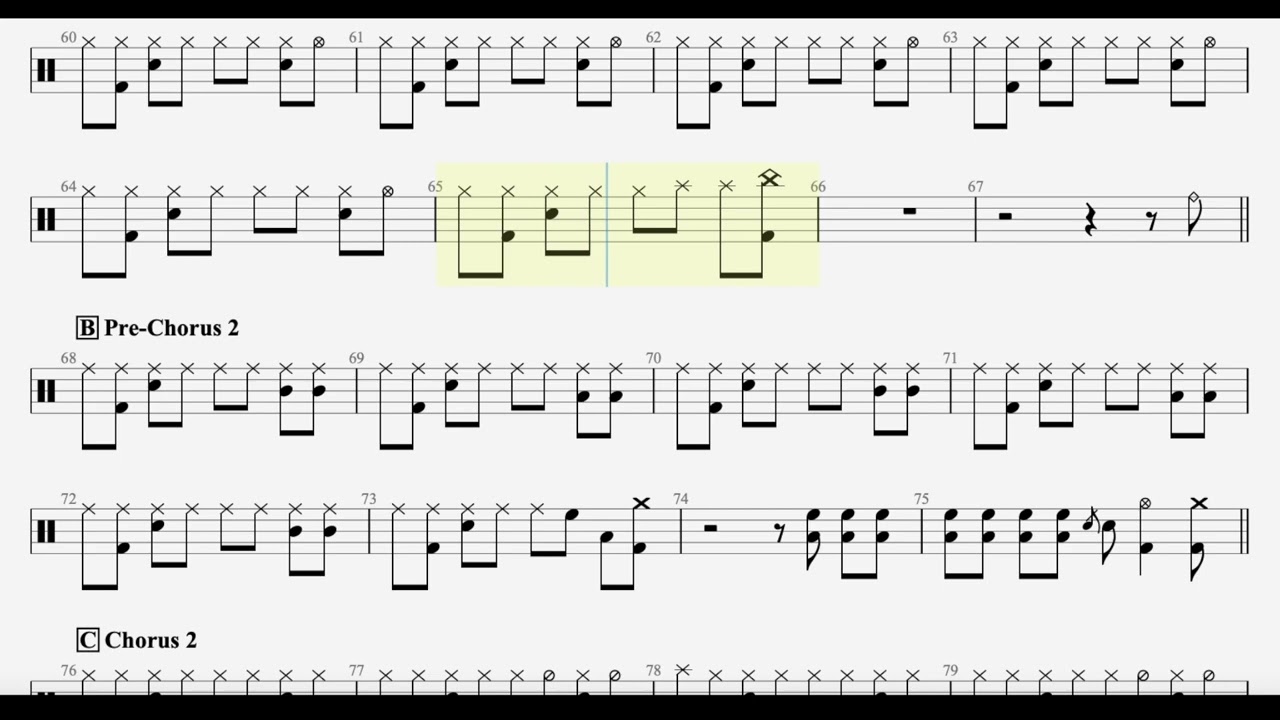 Roxanne (With Drums Score)