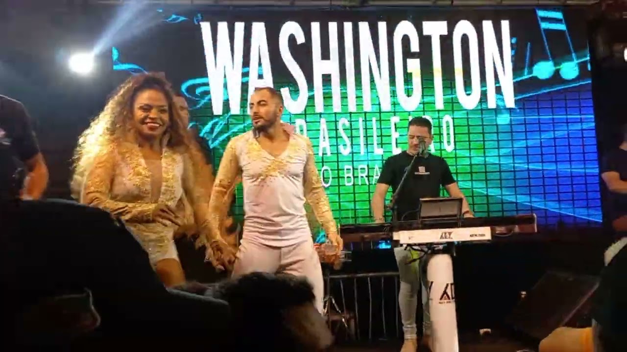 abertura do show Washington brasileiro na shoperia berlim Rj
